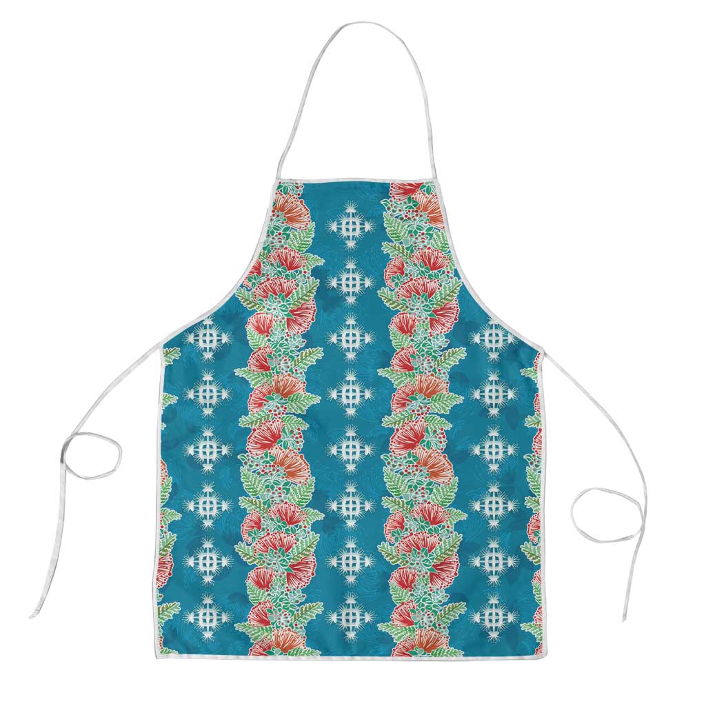 Hawaii Ohia Lehua Apron Tropical Vibes Teal