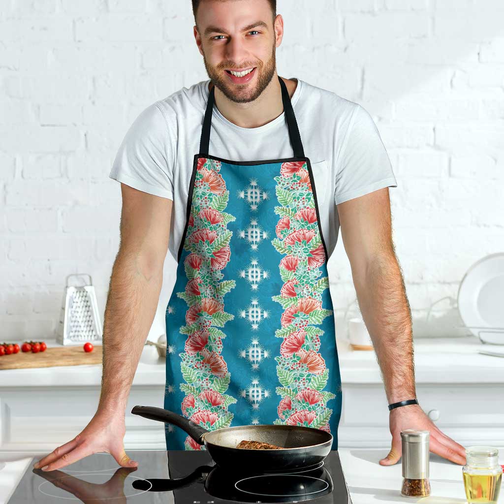 Hawaii Ohia Lehua Apron Tropical Vibes Teal