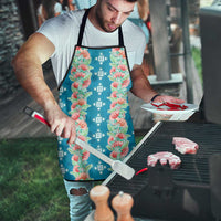 Hawaii Ohia Lehua Apron Tropical Vibes Teal