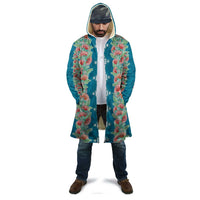 Hawaii Ohia Lehua Cloak Tropical Vibes Teal