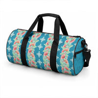 Hawaii Ohia Lehua Duffle Bag Tropical Vibes Teal