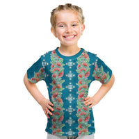 Hawaii Ohia Lehua Kid T Shirt Tropical Vibes Teal