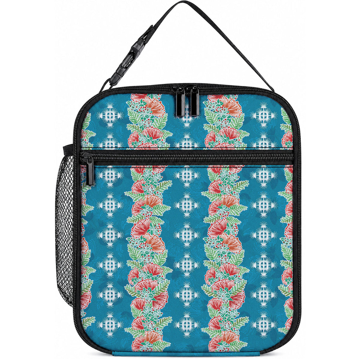 Hawaii Ohia Lehua Lunch Bag Tropical Vibes Teal