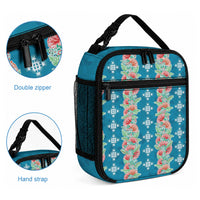 Hawaii Ohia Lehua Lunch Bag Tropical Vibes Teal
