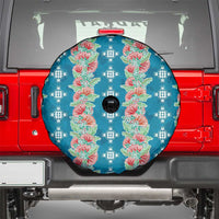 Hawaii Ohia Lehua Spare Tire Cover Tropical Vibes Teal LT05 - Polynesian Pride