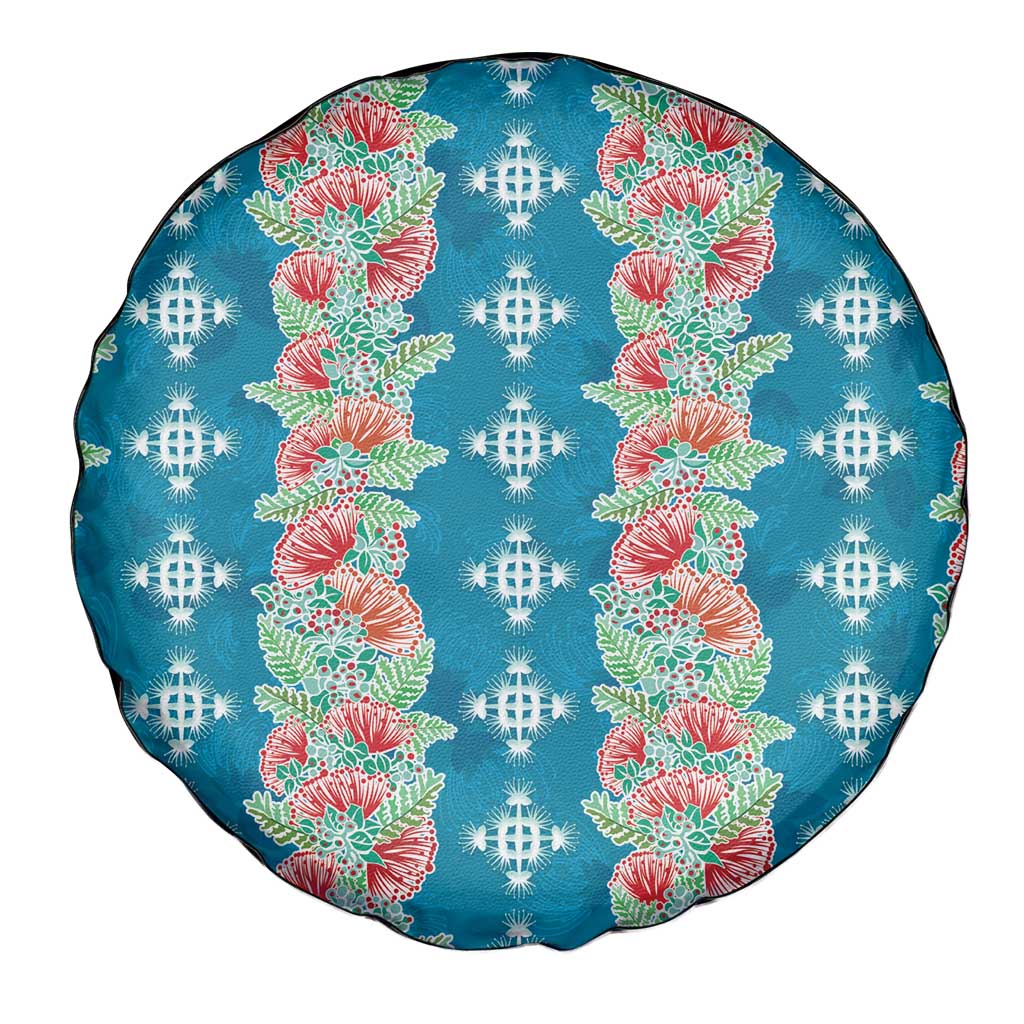 Hawaii Ohia Lehua Spare Tire Cover Tropical Vibes Teal LT05 - Polynesian Pride