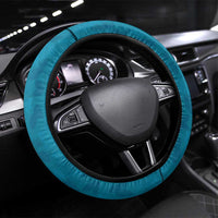 Hawaii Ohia Lehua Steering Wheel Cover Tropical Vibes Teal LT05 Universal Fit Teal - Polynesian Pride