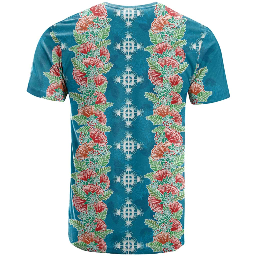 Hawaii Ohia Lehua T Shirt Tropical Vibes Teal