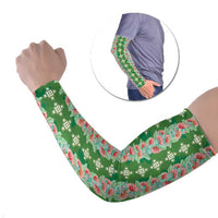 Hawaii Ohia Lehua Arm Sleeves Tropical Vibes Green