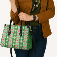 Hawaii Ohia Lehua Leather Bag Tropical Vibes Green