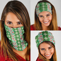 Hawaii Ohia Lehua Neck Gaiter Tropical Vibes Green