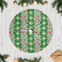 Hawaii Ohia Lehua Tree Skirt Tropical Vibes Green