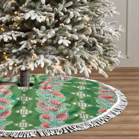 Hawaii Ohia Lehua Tree Skirt Tropical Vibes Green
