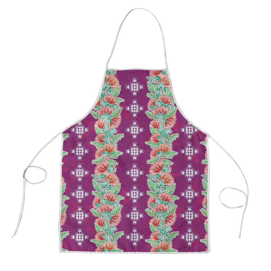 Hawaii Ohia Lehua Apron Tropical Vibes Fuchsia