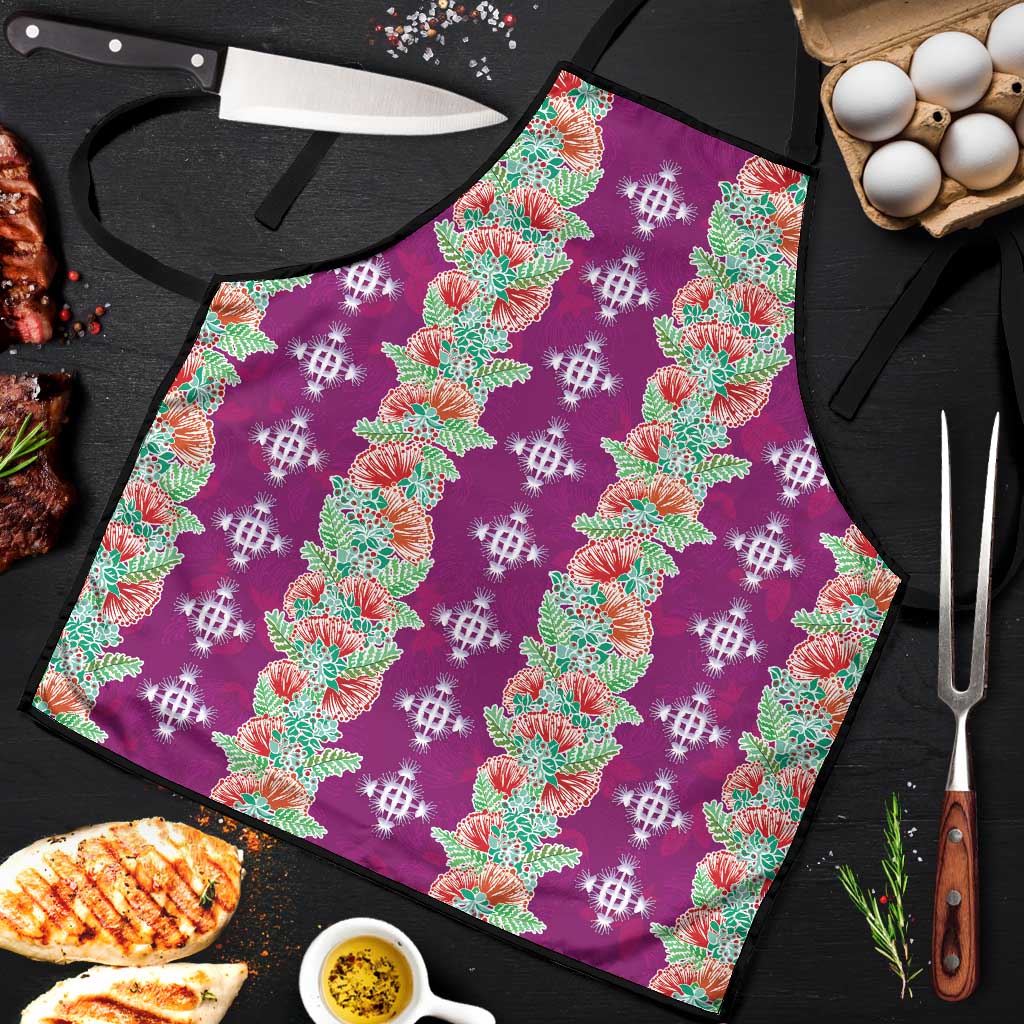 Hawaii Ohia Lehua Apron Tropical Vibes Fuchsia