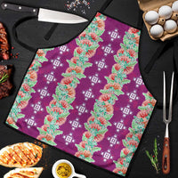Hawaii Ohia Lehua Apron Tropical Vibes Fuchsia