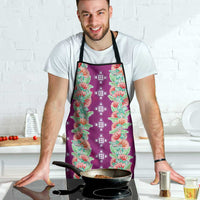Hawaii Ohia Lehua Apron Tropical Vibes Fuchsia