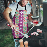 Hawaii Ohia Lehua Apron Tropical Vibes Fuchsia
