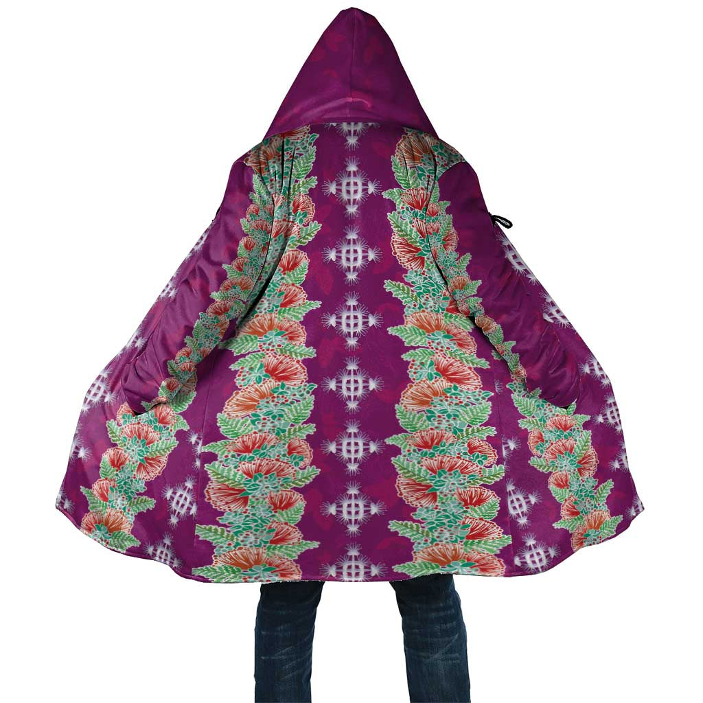Hawaii Ohia Lehua Cloak Tropical Vibes Fuchsia