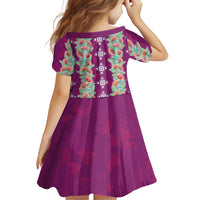 Hawaii Ohia Lehua Family Matching Tank Maxi Dress and Hawaiian Shirt Tropical Vibes Fuchsia LT05 - Polynesian Pride