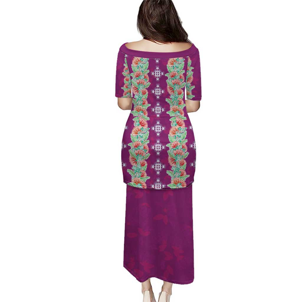 Hawaii Ohia Lehua Puletasi Tropical Vibes Fuchsia