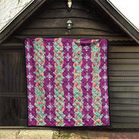 Hawaii Ohia Lehua Quilt Tropical Vibes Fuchsia