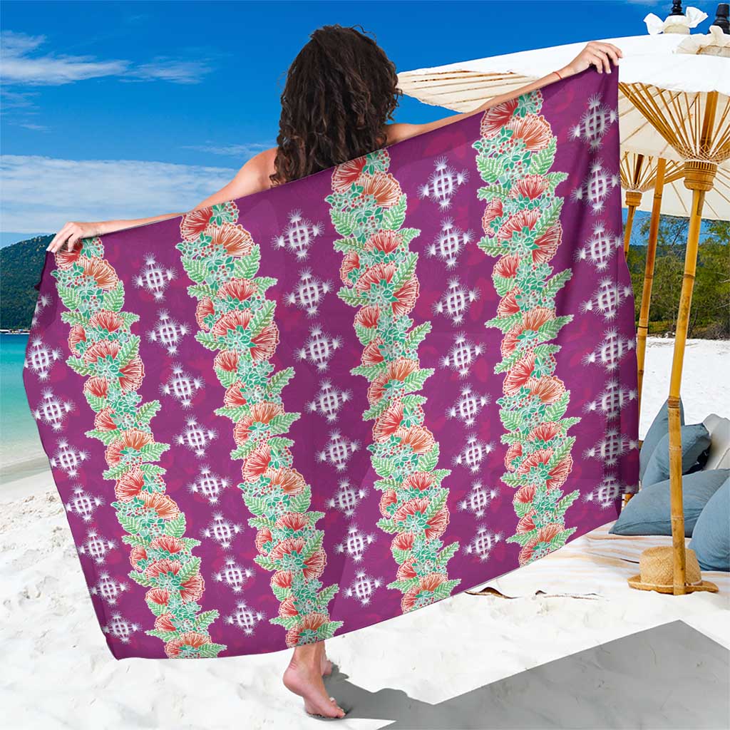 Hawaii Ohia Lehua Sarong Tropical Vibes Fuchsia