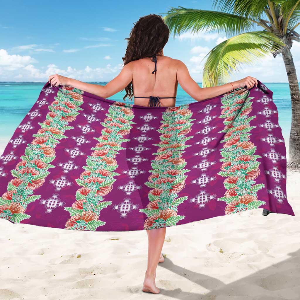 Hawaii Ohia Lehua Sarong Tropical Vibes Fuchsia