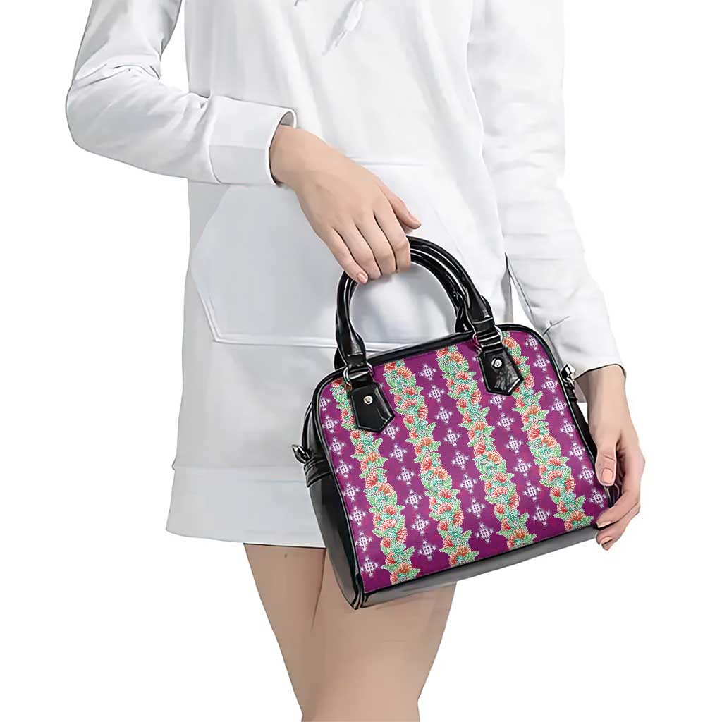 Hawaii Ohia Lehua Shoulder Handbag Tropical Vibes Fuchsia LT05 - Polynesian Pride