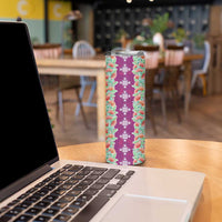 Hawaii Ohia Lehua Skinny Tumbler Tropical Vibes Fuchsia LT05 - Polynesian Pride