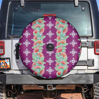 Hawaii Ohia Lehua Spare Tire Cover Tropical Vibes Fuchsia