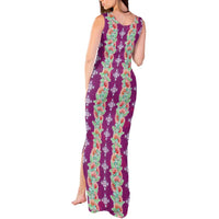 Hawaii Ohia Lehua Tank Maxi Dress Tropical Vibes Fuchsia