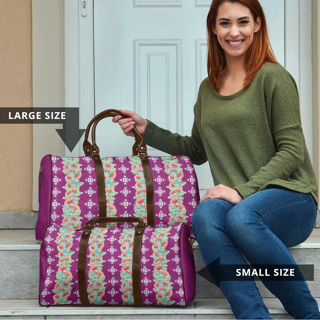 Hawaii Ohia Lehua Travel Bag Tropical Vibes Fuchsia
