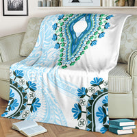 Africa Dashiki Blanket With Polynesian Pattern Blue Version LT05 - Polynesian Pride