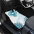 Africa Dashiki Car Mats With Polynesian Pattern Blue Version