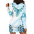 Africa Dashiki Hoodie Dress With Polynesian Pattern Blue Version LT05 - Polynesian Pride