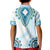 Africa Dashiki Kid Polo Shirt With Polynesian Pattern Blue Version LT05 - Polynesian Pride