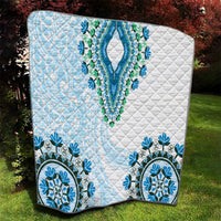 Africa Dashiki Quilt With Polynesian Pattern Blue Version LT05 - Polynesian Pride