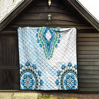 Africa Dashiki Quilt With Polynesian Pattern Blue Version LT05 - Polynesian Pride