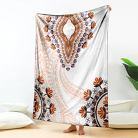 Africa Dashiki Blanket With Polynesian Pattern Beige Version LT05 - Polynesian Pride