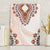 Africa Dashiki Canvas Wall Art With Polynesian Pattern Beige Version