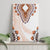 Africa Dashiki Canvas Wall Art With Polynesian Pattern Beige Version