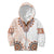 Africa Dashiki Kid Hoodie With Polynesian Pattern Beige Version LT05 Zip Hoodie Beige - Polynesian Pride