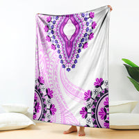 Africa Dashiki Blanket With Polynesian Pattern Pink Version LT05 - Polynesian Pride