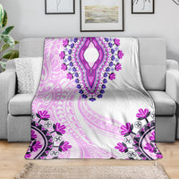 Africa Dashiki Blanket With Polynesian Pattern Pink Version LT05 - Polynesian Pride