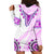 Africa Dashiki Hoodie Dress With Polynesian Pattern Pink Version LT05 - Polynesian Pride