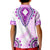 Africa Dashiki Kid Polo Shirt With Polynesian Pattern Pink Version LT05 - Polynesian Pride