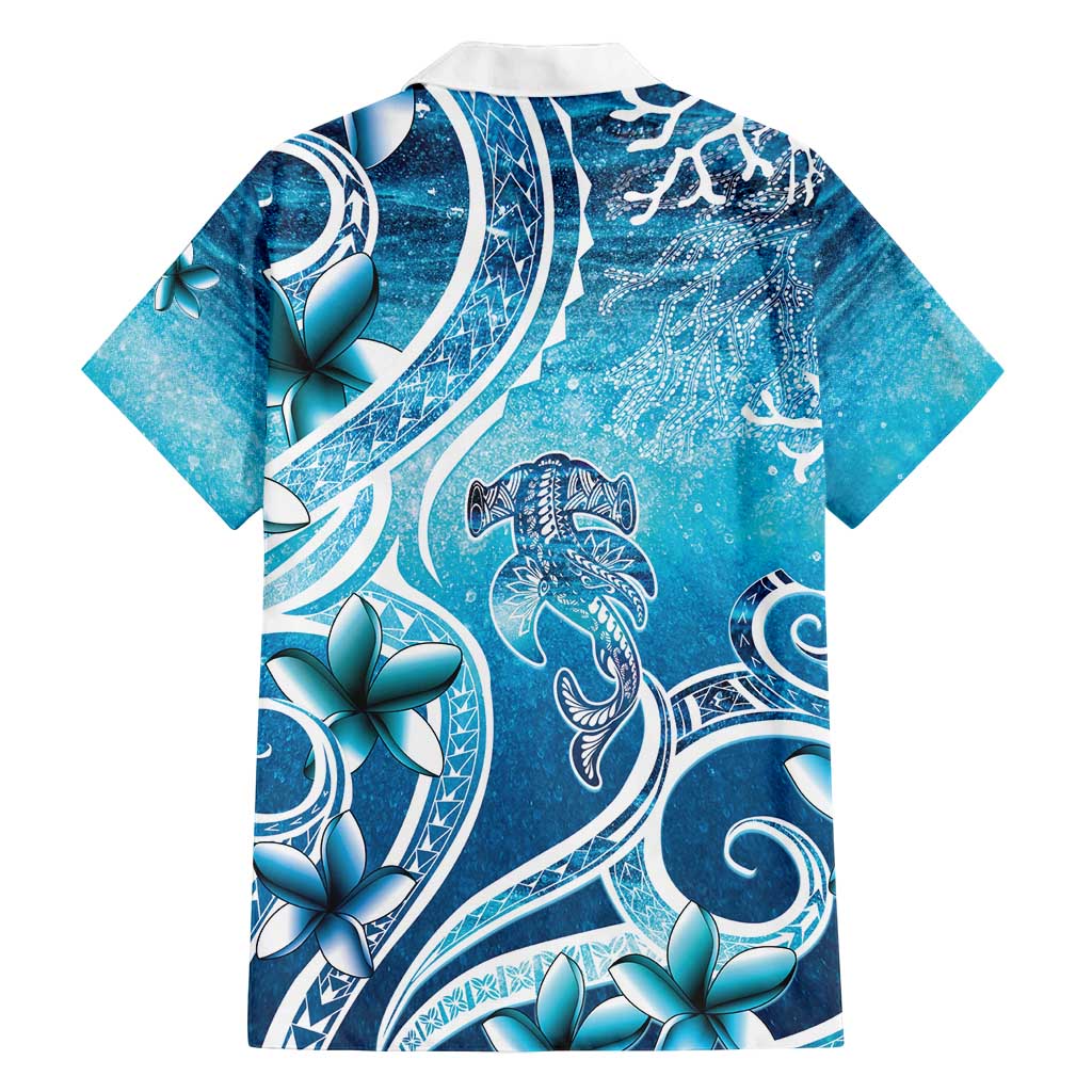 Polynesia World Ocean Day Family Matching Off Shoulder Short Dress and Hawaiian Shirt Ocean Style LT05 - Polynesian Pride