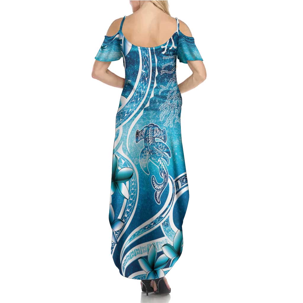 Polynesia World Ocean Day Family Matching Summer Maxi Dress and Hawaiian Shirt Ocean Style LT05 - Polynesian Pride