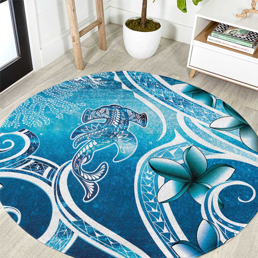 Polynesia World Ocean Day Round Carpet Ocean Style